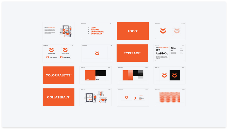 Viral Junkie branding guidelines and logo design